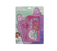 CyP Brands - Gabby, Schreibwarenset, Schreiben, Federmäppchen, Radiergummi, Anspitzer, Bleistifte, Farbe: Pink, Offizielles Produkt