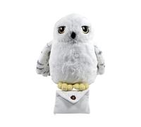 CYP BRANDS Harry Potter - Kinderrucksack, Plüsch-Design mit fliegender Hedwig, mit verstellbaren und abnehmbaren Riemen, Farbe Weiß, Offizielles Produkt