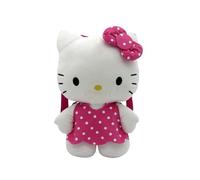 CyP Brands Hello Kitty, Sanrio, Rucksack, Plüsch, Taschen, Figur Hello Kitty, Weiß, offizielles Produkt, weiß, Estandar, Casual