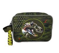 CyP Brands - Jurassic World, Kulturbeutel, Federmäppchen, Grün, Offizielles Produkt