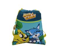 CYP BRANDS Mikecrack, Rucksack, Vorschule, Schulbedarf, Rucksack, Kordeltasche, Tasche, Regenbogen, mehrfarbig, offizielles Produkt