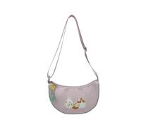 CyP Brands Handtasche Molang – Halbmond, Multifunktions-Handtasche – Blossom Pink