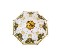 CyP Brands Ninja Turtles, Regenschirm für Jungen und Mädchen, transparent, offizielles Produkt, durchsichtig