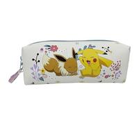 CyP Brands Pokémon, Federmäppchen, Schulbedarf, Schreibwaren, Blumen-Kollektion, cremefarben, offizielles Produkt, cremefarben, Estandar, Lässig