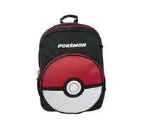 CyP Brands-Pokémon Schulrucksack, Rucksack, Schulbedarf, Rucksack, Pokeball, offizielles Produkt