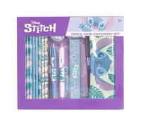 CyP Brands- Stitch Schreibwaren-Set, 14-teilig, Schreiben, Schulbedarf, Violett, offizielles Produkt