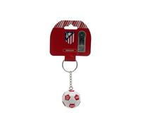 CYPBRANDS Atlético de Madrid, Lavero, Anhänger, Rucksack, Zubehör, Tasche, Mini-Ball, mehrfarbig, offizielles Produkt, bunt, Estandar