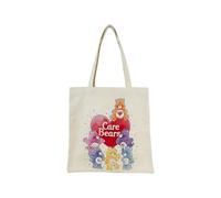 CYPBRANDS Care Bears, Canvas-Tasche, süßes Bär, Beige, offizielles Produkt