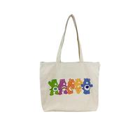 CYPBRANDS Care Bears, Einkaufstasche, Segeltuch, Plaid, liebevolle Bären, Beige, offizielles Produkt