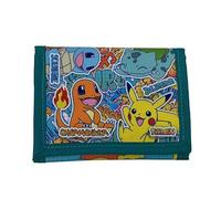 CYPBRANDS CyP Brands-Pokémon Geldbörse, Geldbörse, Urban Colors, Mehrfarbig, Pikachu, Squirtle, Charmander, Bulbasaur, offizielles Produkt, bunt, Estandár