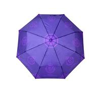 CYPBRANDS CyP Brands-Real Valladolid Regenschirm, faltbar, manuell, 48 cm, Violett, offizielles Produkt, dunkelviolett