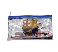 FC Barcelona, Federmäppchen, Schulmaterial, Federmäppchen, Barça, Blau, offizielles Produkt