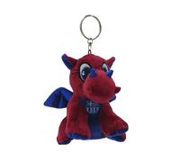 CYPBRANDS FC Barcelona, Schlüsselanhänger, Schlüsselanhänger, Rucksack, Plüsch, Drache, Blaugrana, offizielles Produkt, Blau (Blaugrana), Estandar