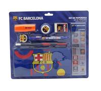 CYPBRANDS FC Barcelona, Schreibwaren-Set, Schulmaterial, Schreiben, Barça, Blau, offizielles Produkt