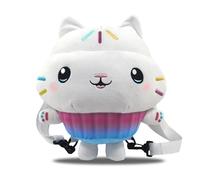 CYPBRANDS Gabby Kinder-Rucksack, Muffin-Design, mit verstellbaren und abnehmbaren Bändern, Weiß, offizielles Produkt, weiß, Estandar, Casual
