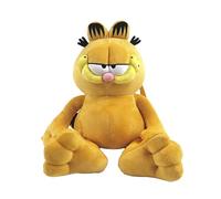 CYPBRANDS Garfield Kinderrucksack mit Plüschkörper, mit verstellbaren und abnehmbaren Bändern, Orange, offizielles Produkt, orange, Garfield Plüsch-Rucksack