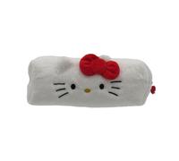 CYPBRANDS Hello Kitty, Sanrio, Federmäppchen, Plüsch, Weiß, offizielles Produkt, weiß, Sanrio Hello Kitty Federmäppchen aus Plüsch