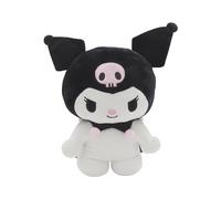 CyP Brands Hello Kitty, Sanrio, Rucksack, Plüsch, Taschen, 3D-Figur, Kuromi, Schwarz, offizielles Produkt, Schwarz, Estandar, Casual