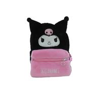 CYPBRANDS Hello Kitty, Sanrio, Rucksack, Taschen, Plüsch, Kuromi, Schwarz, offizielles Produkt, Schwarz, Estandar, Casual
