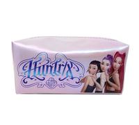 CYPBRANDS K-Pop Demon Hunters, Huntrix, Federmäppchen mit Quaste, Kulturbeutel, Schulmaterial, Violett, offizielles Produkt