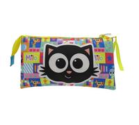 CYPBRANDS Milo Dreifach Federmäppchen, bunt, Estandár