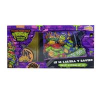 CYPBRANDS Ninja Turtles Geschenk-Set, Geldbörse, Schlüsselanhänger, Geldbörse, Mehrfarbig, offizielles Produkt