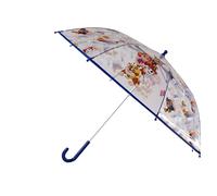 CYPBRANDS Paw Patrol Regenschirm für Kinder, manuell, Regenschirm für Jungen und Mädchen, mit 8 Rippen und robustem Metallrohr, transparent, offizielles Produkt, bunt, única