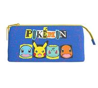 Pokemon Triple Pencil Case Blau Mann (Herstellerartikelnummer: PT-513-PK)