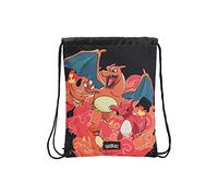 CYP BRANDS Pokémon Jugend-Rucksack, Charmander-Design, mit verstellbaren Griffen, Orange, orange, único, Rucksack 34 x 44 Pokémon - Charmander