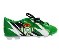 CYPBRANDS Real Betis Balompié Federmäppchen, Stiefeltasche, Schulematerial, Fußballschuhe, Schreiben, Grün, offizielles Produkt grün, Estandar, Betis Portatodo Stiefel