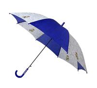 CYPBRANDS Real Madrid Regenschirm für Kinder, Durchmesser 54 cm, automatisch, mehrfarbig, offizielles Produkt, bunt
