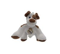 CyP Brands Real Madrid, Schlüsselanhänger, Schlüsselanhänger, Rucksack, Plüsch, Hund, Braun, offizielles Produkt
