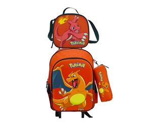 CYPBRANDS Rucksack-Set für Kinder, Unisex, orange, Mediano, Casual