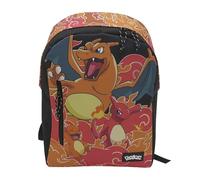 CYPBRANDS Rucksack, Unisex, Kinder, Jugend Anpassbar an Pokemon Trolley, 1 Stück, orange, Talla única, Charmander Jugend-Rucksack, anpassbar an Pokémon-Trolley