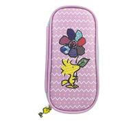 CYPBRANDS Snoopy Federmäppchen, Make-up-Kosmetiktasche, Schreibwaren, Büro, Schulmaterial, Organizer, Farbe