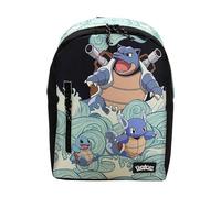 CYPBRANDS Squirtle Rucksack für Kinder, 34 x 44 cm, 1 Stück, grün, Talla única, Rucksack für Jungen, anpassbar an Pokémon-Trolley, Squirtle