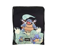 CYPBRANDS Pokémon Rucksack, 34 x 44 cm, Squirtle Unisex Kinder (1 Stück), Schwarz, Talla única, Rucksack 34 x 44 Pokémon - Squirtle