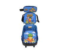 Stumble Guys Set Compact 34x23x50 Cm 38l Wheeled Backpack 3 Units Blau Kinder