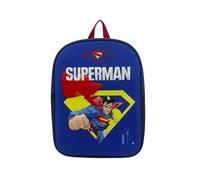 CYPBRANDS - Superman, Kinderrucksack, Schulrucksack, Maße 30 cm, Schulmaterial, Rucksack, Blau, Offizielles Produkt