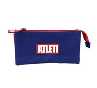 CYPBRANDS Unisex Kinder Atlético de Madrid Portatodo Triple Federmäppchen, blau