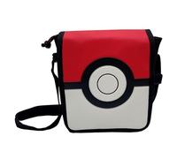 CyP Brands Umhängetasche Pokémon Pokeball BD-281-PK – Unisex/Kinder, Rot/Weiß