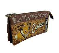 CYPBRANDS Unisex Kinder Cyp Brands-Pokemon Federmäppchen mit 3 Fächern für Trolley, anpassbar Koffer, bunt