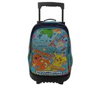CYPBRANDS Unisex Kinder Cyp Brands-Pokémon Trolley-Urban Colors Rucksäcke, braun