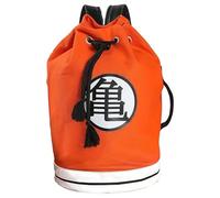 CYPBRANDS Unisex Kinder Petate Dragon Ball - Seesack, mit Griffen und Innenfächern, Goku-Design, Rot und Schwarz, offizielles Produkt (CyP Brands), orange