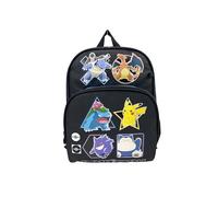CYPBRANDS Unisex Kinder Pokémon Mochila 30 cm-Geo Rucksack, Schwarz