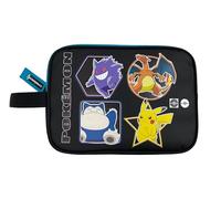 CYPBRANDS Unisex Kinder Pokémon Neceser-Geo Kosmetiktasche, Schwarz