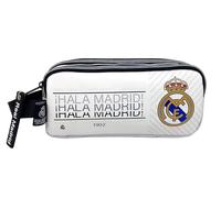 CYPBRANDS Unisex Kinder Real Portatodo Triple Con 3 Cuerpos-Hala Madrid Federmäppchen, weiß