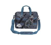 CYPBRANDS Unisex Kinder rucksäcke Jurassic World Laptop-Hülle, blau, Einheitsgröße