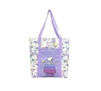 CYPBRANDS Unisex Kinder Snoopy Bolsa de Tela Con Bolsillo-1950 Tasche, dunkelviolett
