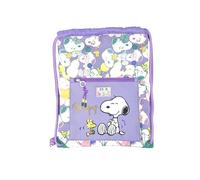 CYPBRANDS Unisex Kinder Snoopy Mochila Saco-1950 Rucksack, dunkelviolett